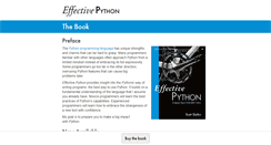 Desktop Screenshot of effectivepython.com